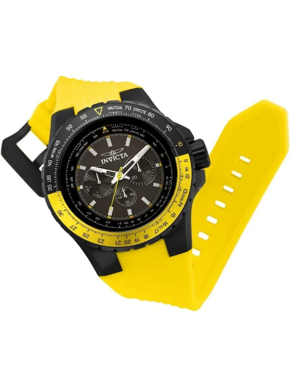 Stylish Men's Aviator Quartz Watch - Water Resistant, Chronograph, Sleek Design